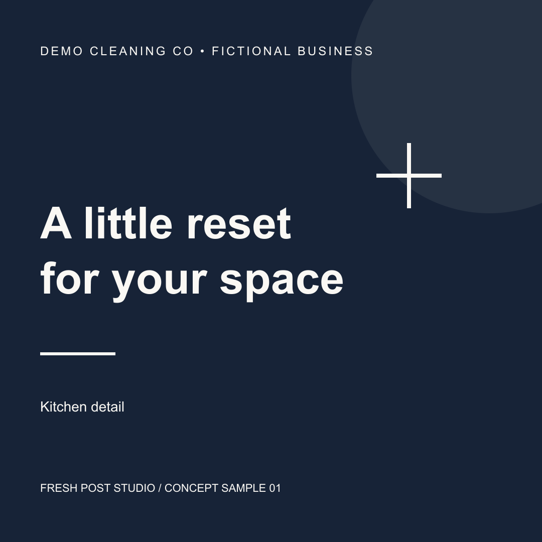 Fictional concept: A little reset for your space